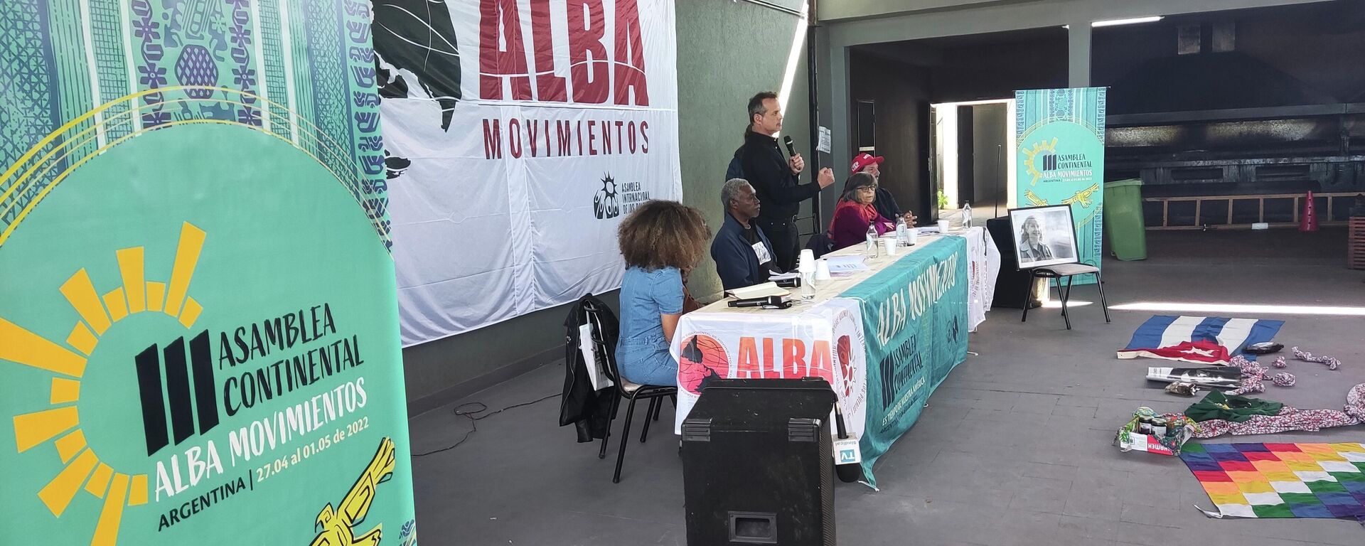 Panel de análisis en la Asamblea de ALBA Movimientos - Sputnik Mundo, 1920, 28.04.2022