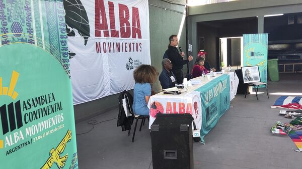 Panel de análisis en la Asamblea de ALBA Movimientos - Sputnik Mundo