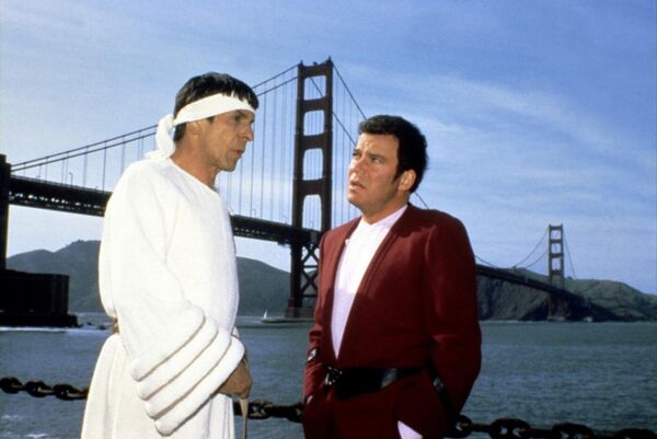 Una toma de la película Star Trek IV. Misión: salvar la Tierra, de Leonard Nimoy, 1986. - Sputnik Mundo