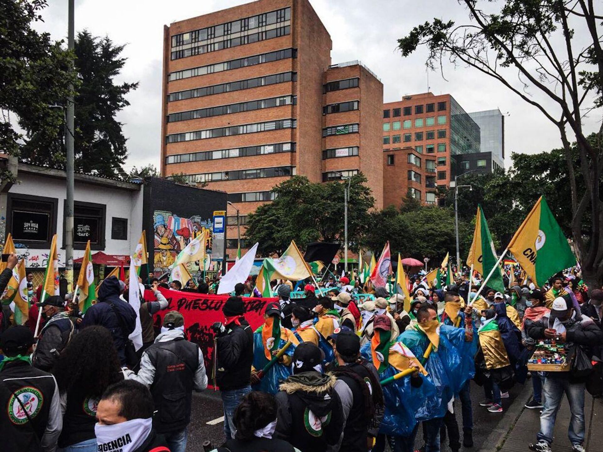 Los manifestantes pidiendo por la paz en la región del Catatumbo - Sputnik Mundo, 1920, 29.04.2022