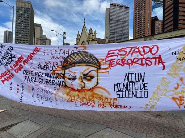 El pueblo le sigue exigiendo respuestas al gobierno colombiano por lo que sucede desde las Fuerzas Militares y los asesinatos a civiles. - Sputnik Mundo