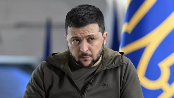 Volodímir Zelenski, presidente de Ucrania - Sputnik Mundo