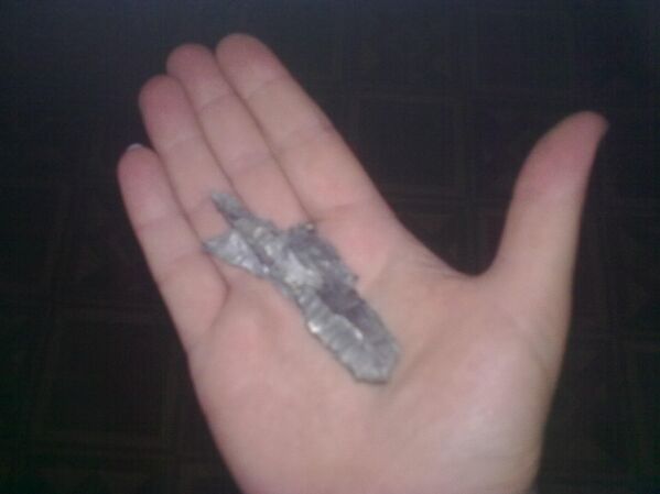 Galina Kondrashova, voluntaria de mascotas, se quedó en Donetsk en 2014, aceptando la guerra como una nueva realidad. En septiembre, cuando había combates activos, solo quedaban tres familias en su calle. Todos los demás se fueron, dejando a los perros y gatos en la ciudad. Nadie tenía suficiente comida, y Galina, que recibía ayuda humanitaria, la compartía con los animales que vivían en los patios vecinos.El 14 de septiembre fue herida en una pierna por la metralla, pero siguió salvando animales, de forma persistente y rutinaria, ajena a los riesgos mortales.En la foto: la metralla que hirió a Galina. Foto del archivo personal de Galina Kondrashova. - Sputnik Mundo