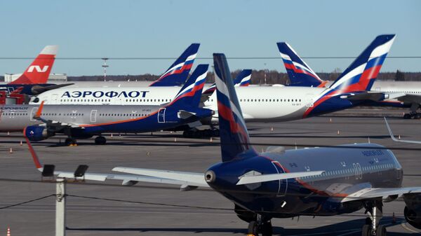 La aerolínea rusa Aeroflot  - Sputnik Mundo