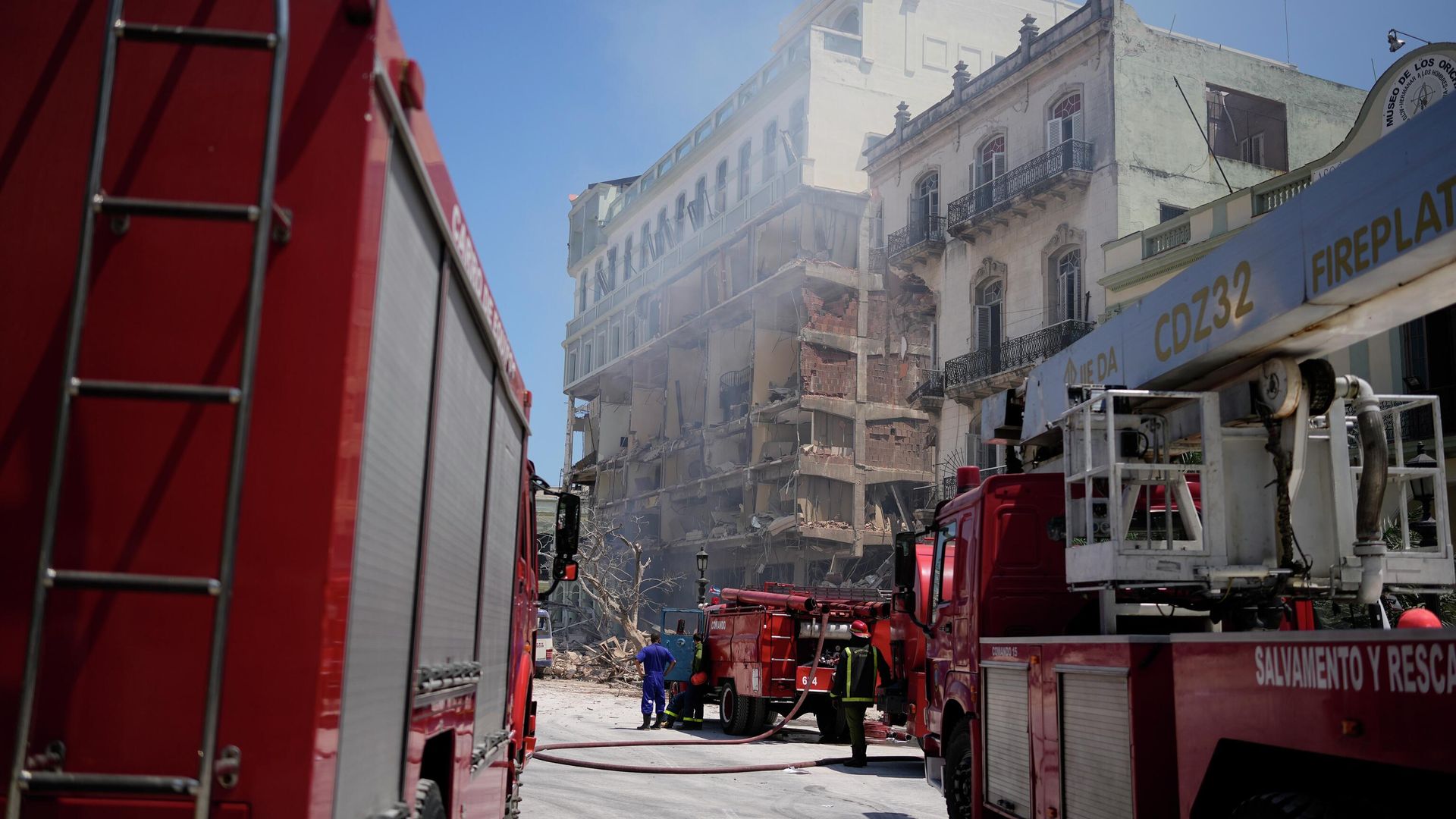 Explosión en hotel Saratoga, La Habana Explosión en hotel Saratoga, La Habana - Sputnik Mundo, 1920, 06.05.2022
