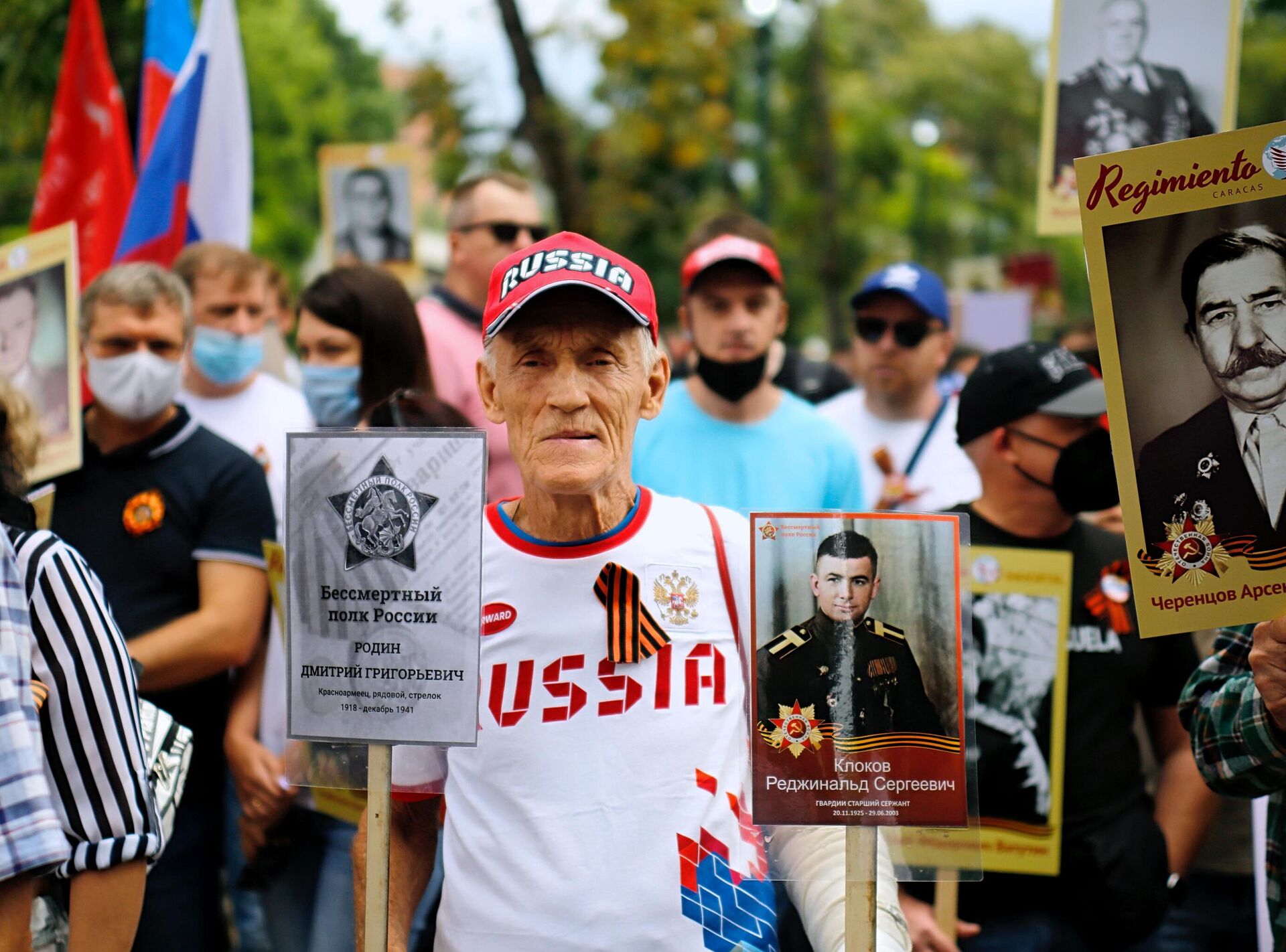 Marcha del Regimiento Inmortal en Caracas - Sputnik Mundo, 1920, 07.05.2022