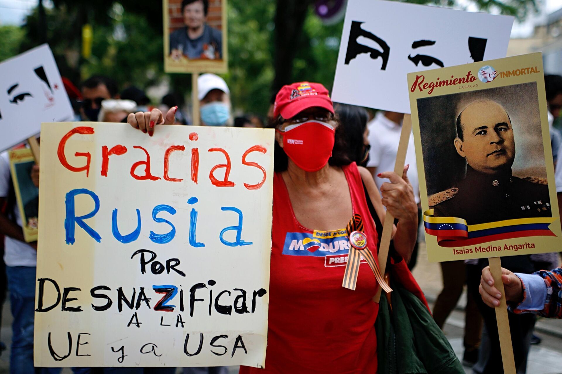 Marcha del Regimiento Inmortal en Caracas - Sputnik Mundo, 1920, 07.05.2022