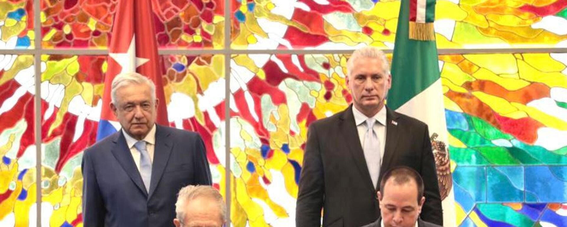 Firma del acuerdo de cooperación en materia de salud entre Cuba y México.  - Sputnik Mundo, 1920, 09.05.2022