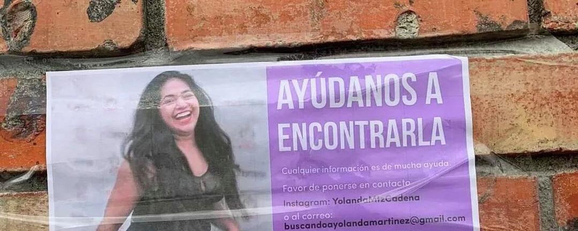 Cartel de búsqueda de Yolanda Martínez - Sputnik Mundo, 1920, 09.05.2022