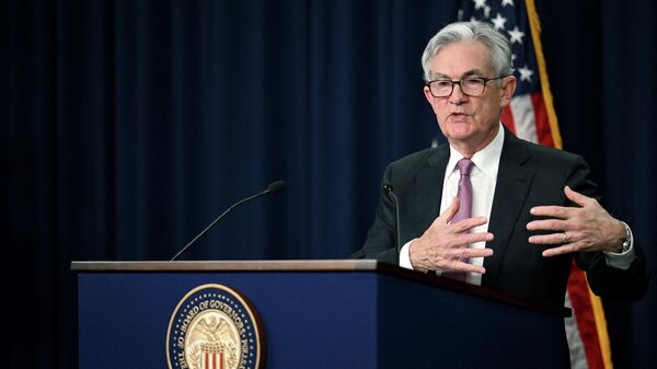 Jerome Powell, presidente de la Reserva Federal de EEUU - Sputnik Mundo