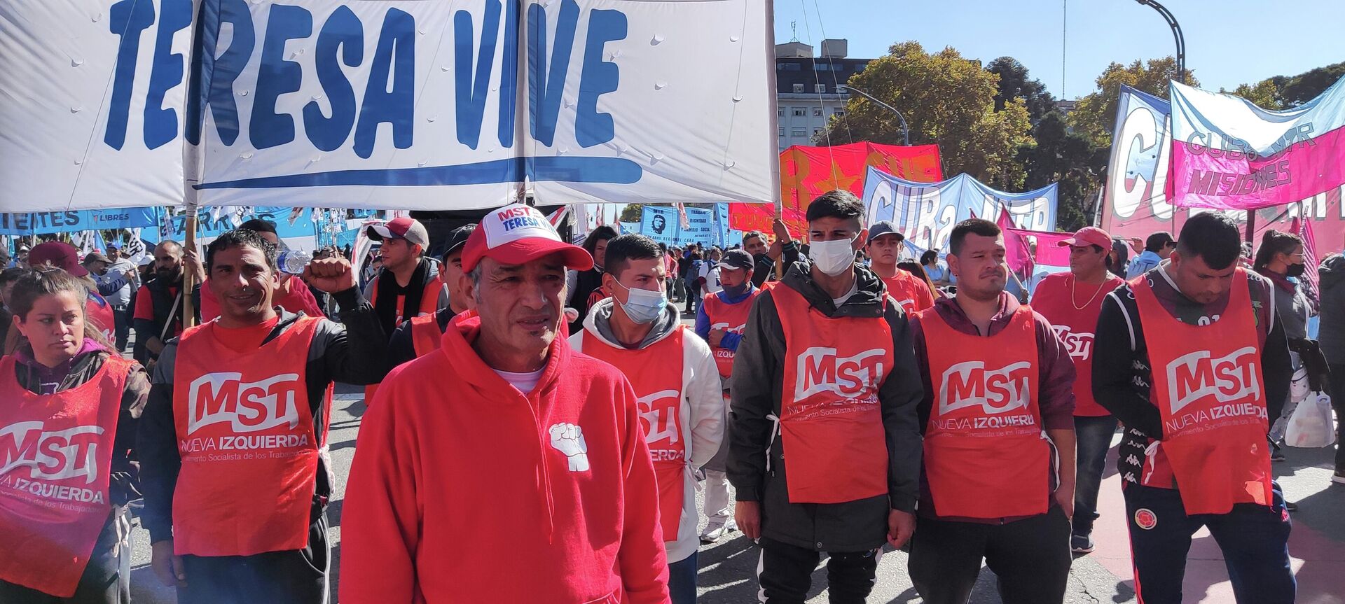 Ricardo Acuña en la Marcha Federal - Sputnik Mundo, 1920, 12.05.2022