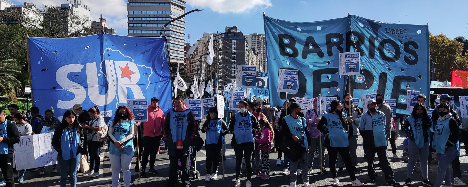 Organizaciones presentes en la Marcha Federal - Sputnik Mundo, 1920, 12.05.2022