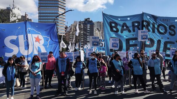 Organizaciones presentes en la Marcha Federal - Sputnik Mundo