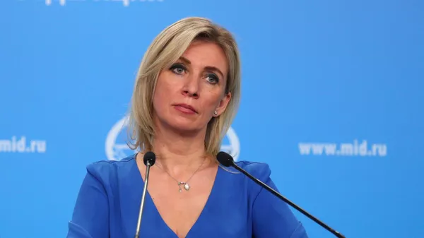 María Zajárova, la portavoz del Ministerio de Exteriores ruso - Sputnik Mundo