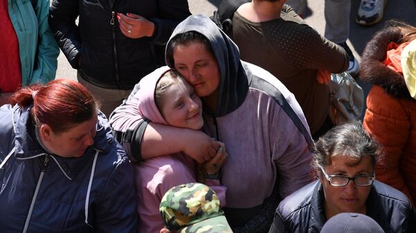 Refugiados de Ucrania - Sputnik Mundo