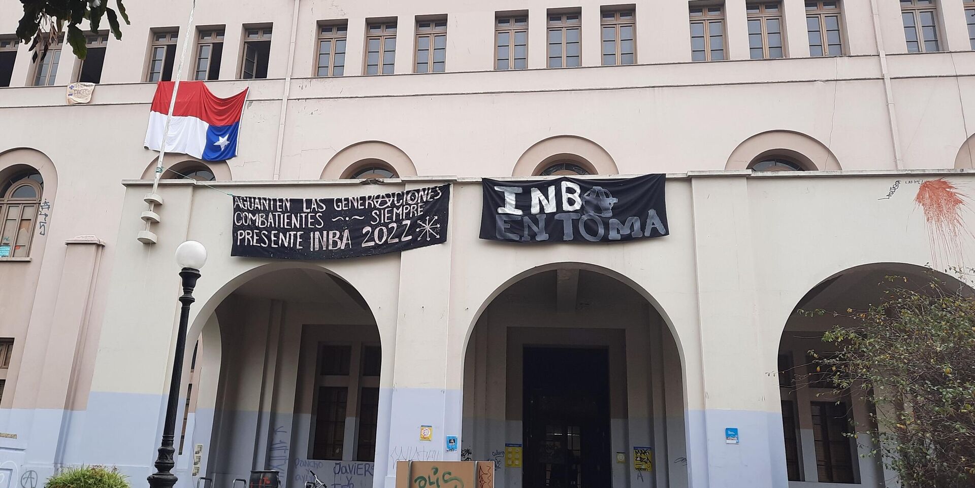 Toma del INBA, en Santiago - Sputnik Mundo, 1920, 17.05.2022