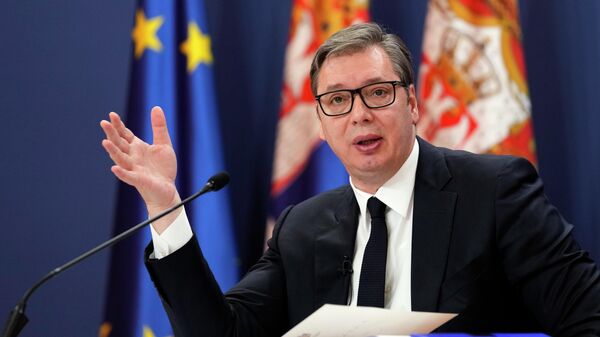 Aleksandar Vucic, el presidente serbio - Sputnik Mundo