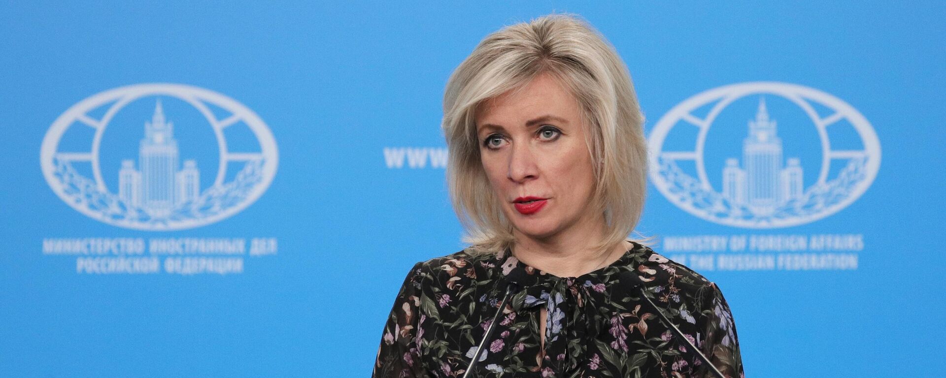 María Zajárova, portavoz del Ministerio de Exteriores de Rusia - Sputnik Mundo, 1920, 19.05.2022