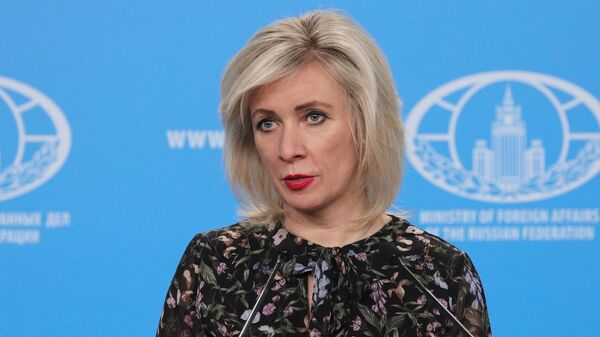 María Zajárova, portavoz del Ministerio de Exteriores de Rusia - Sputnik Mundo