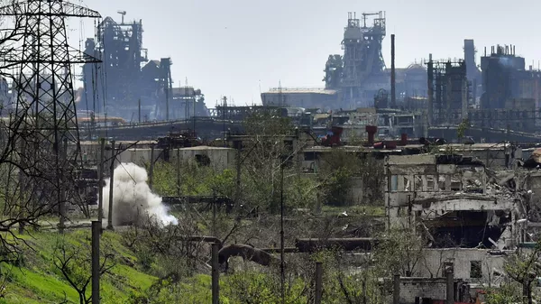La planta de Azovstal en Mariúpol  - Sputnik Mundo