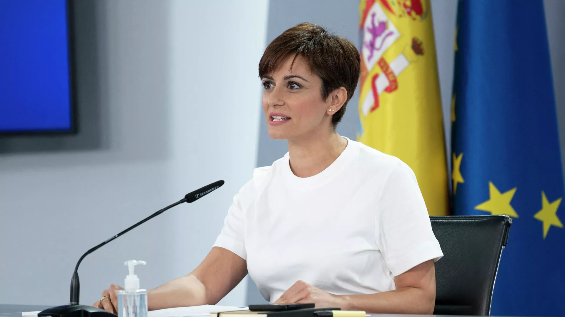 Isabel Rodríguez, la portavoz del Gobierno de España