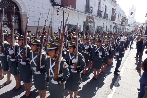 213 aniversario del Primer Grito Libertario de América en Sucre, Bolivia - Sputnik Mundo