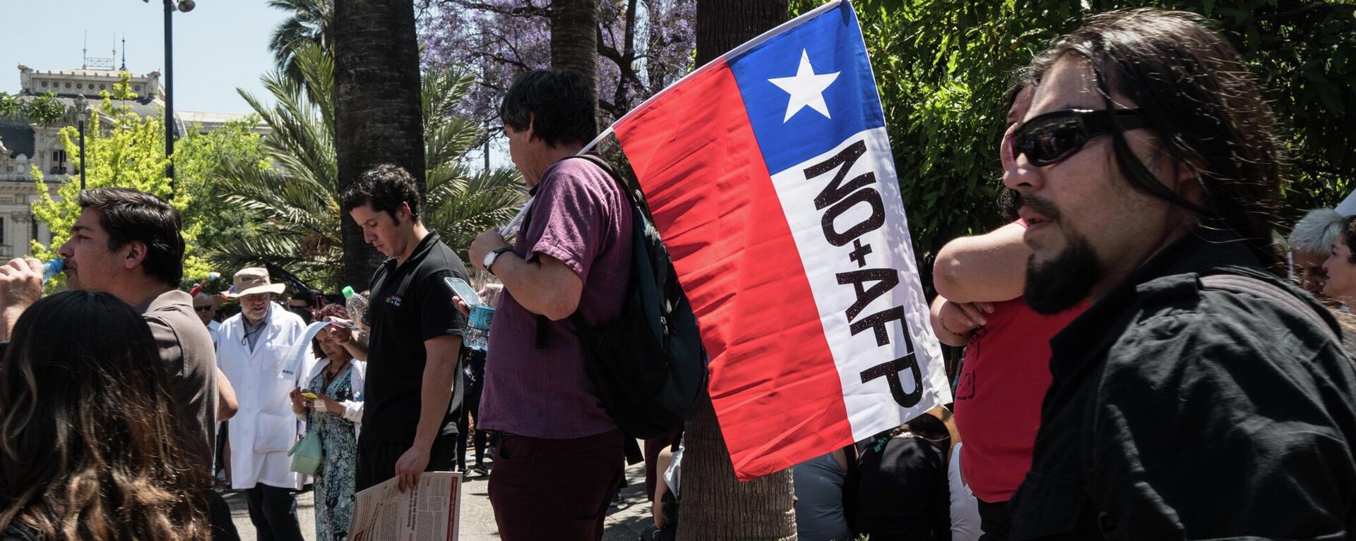 Protesta contra las AFP en Chile - Sputnik Mundo, 1920, 26.05.2022