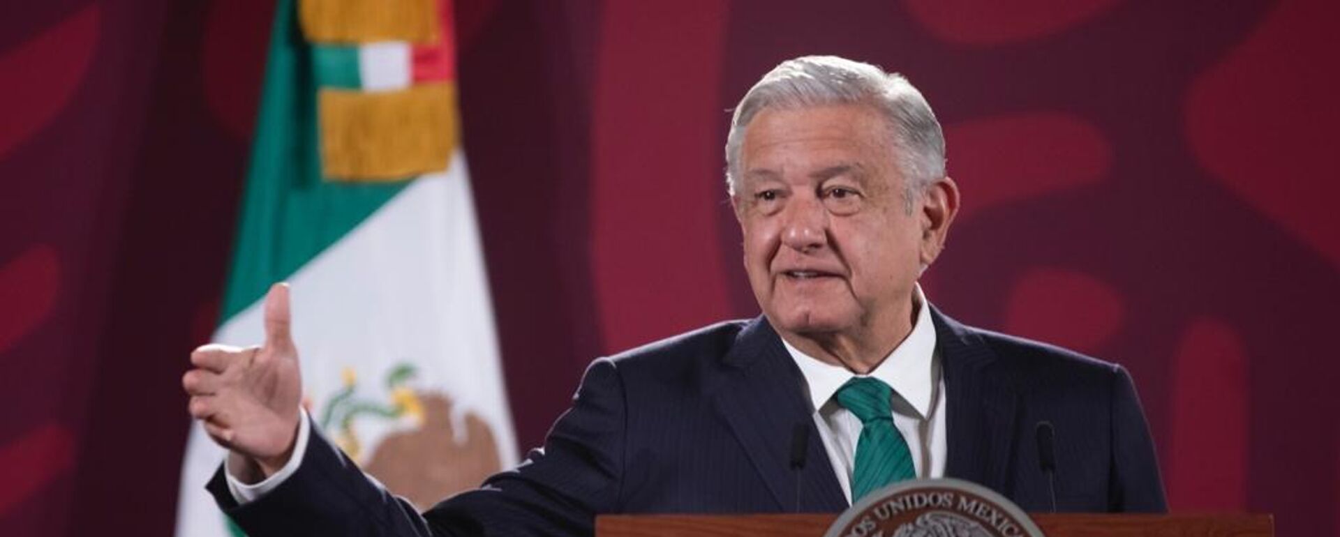 El presidente de México, Andrés Manuel López Obrador - Sputnik Mundo, 1920, 21.06.2023