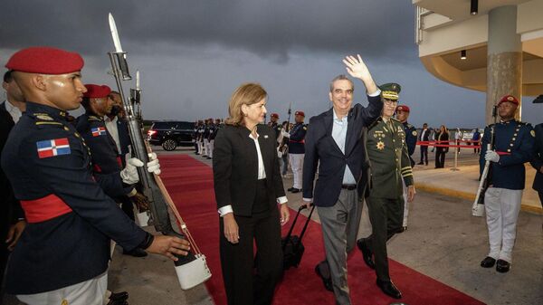 Raquel Peña y Luis Abinader, vicepresidenta y presidente de República Dominicana - Sputnik Mundo