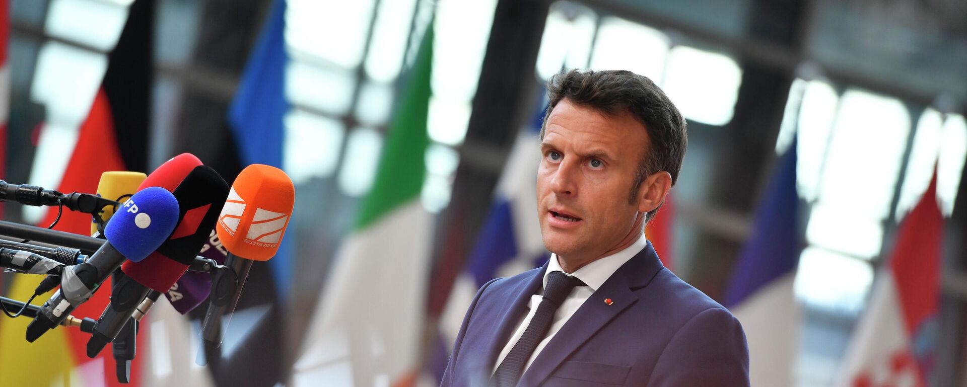 Emmanuel Macron, el presidente francés - Sputnik Mundo, 1920, 30.06.2022
