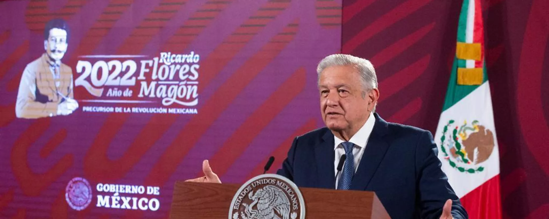 El presidente de México, Andrés Manuel López Obrador El presidente de México, Andrés Manuel López Obrador - Sputnik Mundo, 1920, 21.07.2022