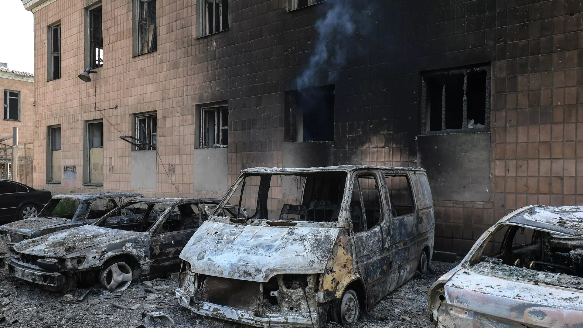 Un ataque de las fuerzas ucranianas contra la ciudad de Donetsk