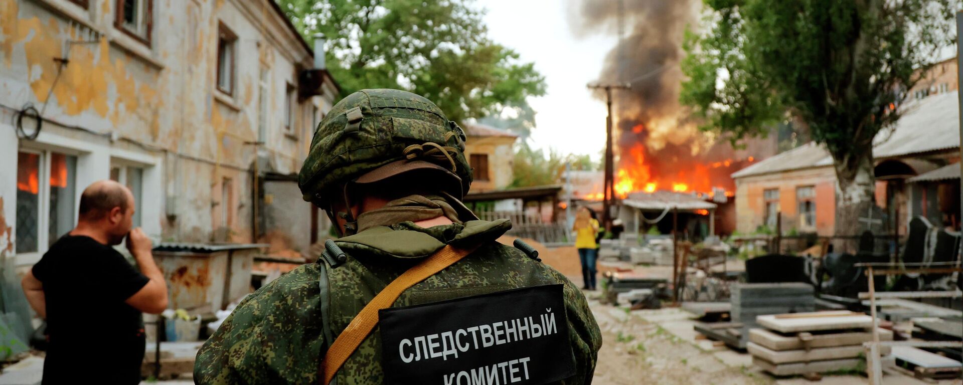 Consecuencias de un ataque de las fuerzas ucranianas contra la ciudad de Donetsk - Sputnik Mundo, 1920, 24.08.2022