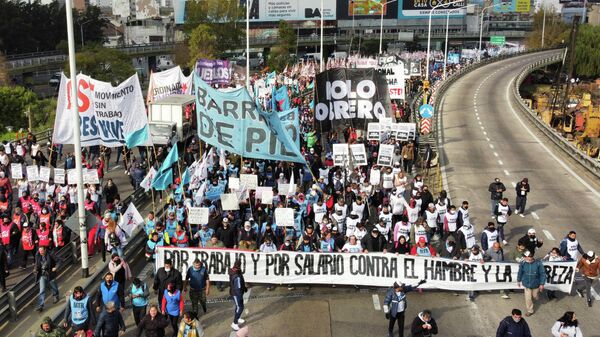 Protestas en Argentina - Sputnik Mundo