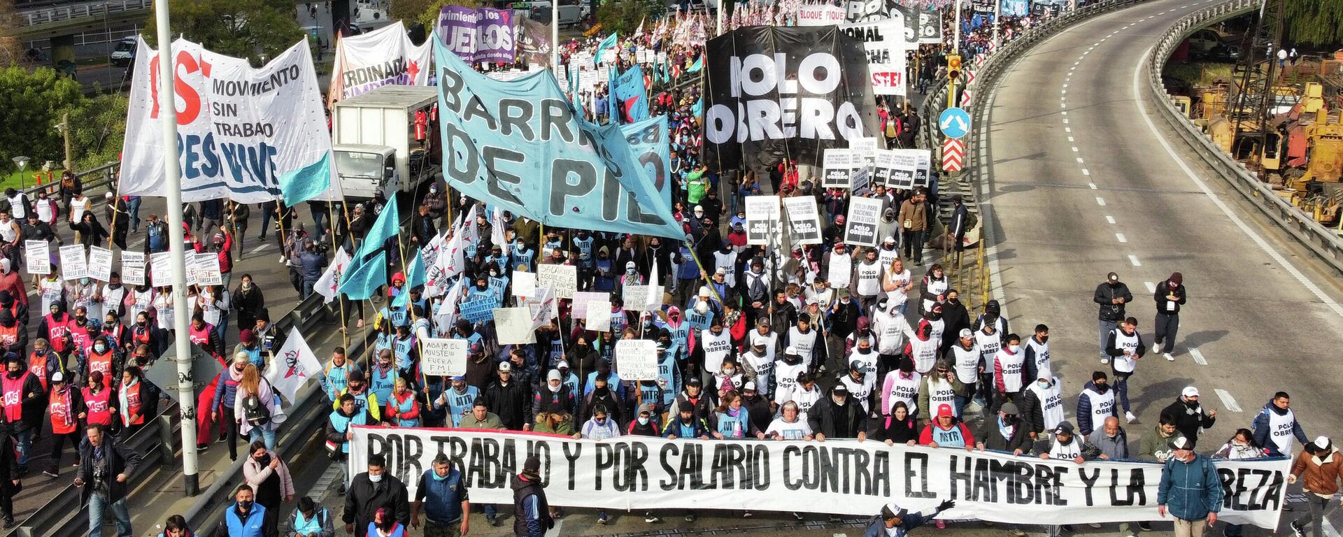 Protestas en Argentina - Sputnik Mundo, 1920, 09.06.2022