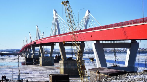 El puente entre Blagovéschensk y Heihe (Archivo) - Sputnik Mundo