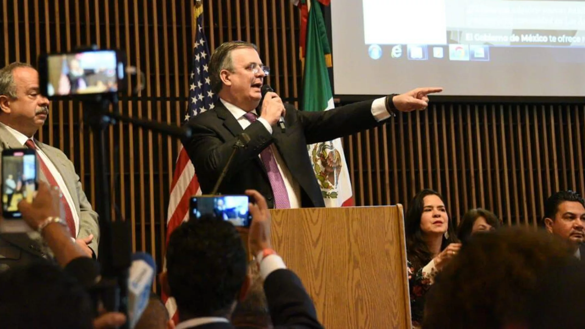 El titular de la Secretaría de Relaciones Exteriores, Marcelo Ebrard