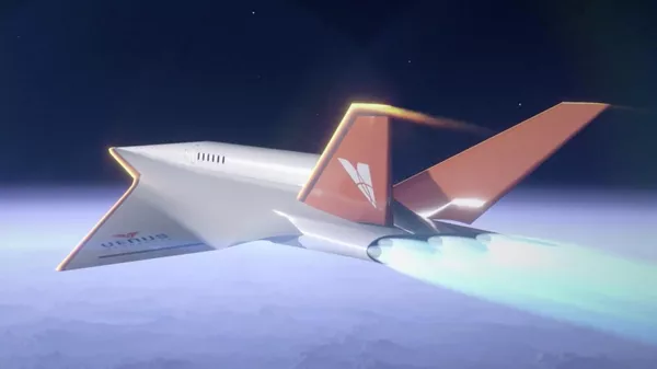 Un modelo virtual del Stargazer, el avión hipersónico que desarrolla Aerospace - Sputnik Mundo