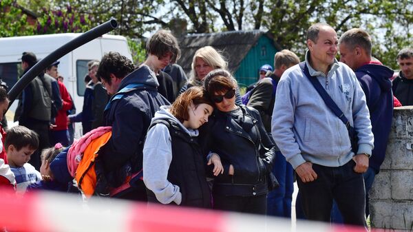 Refugiados de Ucrania - Sputnik Mundo