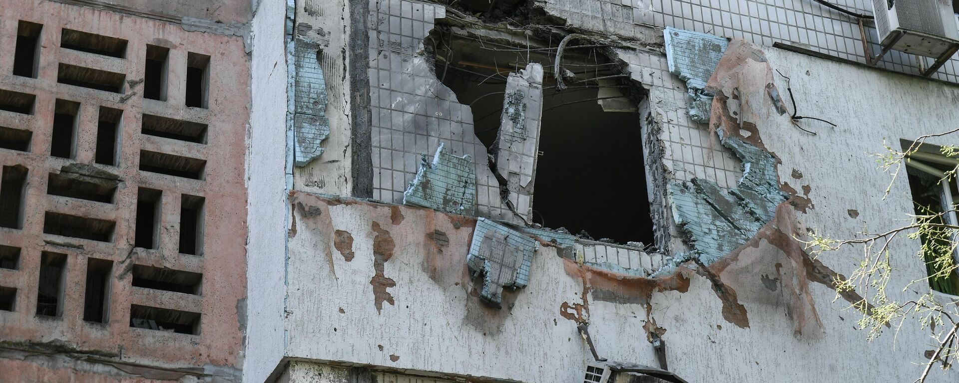 Un edificio en Donetsk, foto de archivo - Sputnik Mundo, 1920, 23.08.2022