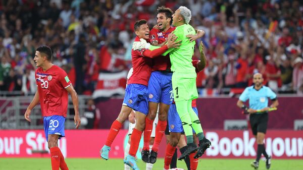 La selección de fútbol de Costa Rica - Sputnik Mundo