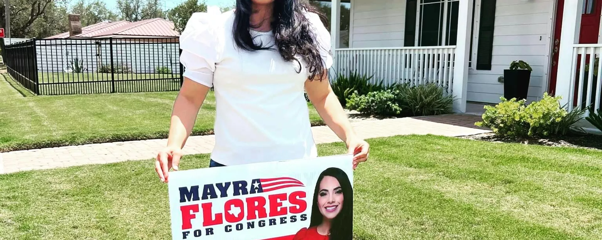 La congresista estadounidense de origen mexicano Mayra Flores. La congresista estadounidense de origen mexicano Mayra Flores. - Sputnik Mundo, 1920, 16.06.2022