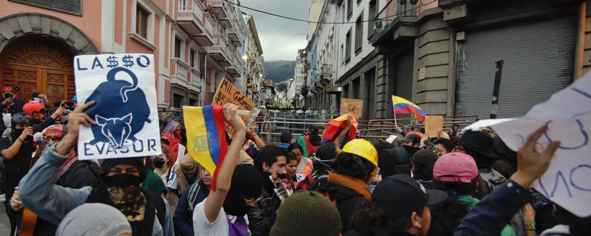 Las protestas en Ecuador contra el Gobierno de Guillermo Lasso Las protestas en Ecuador contra el Gobierno de Guillermo Lasso - Sputnik Mundo, 1920, 18.06.2022