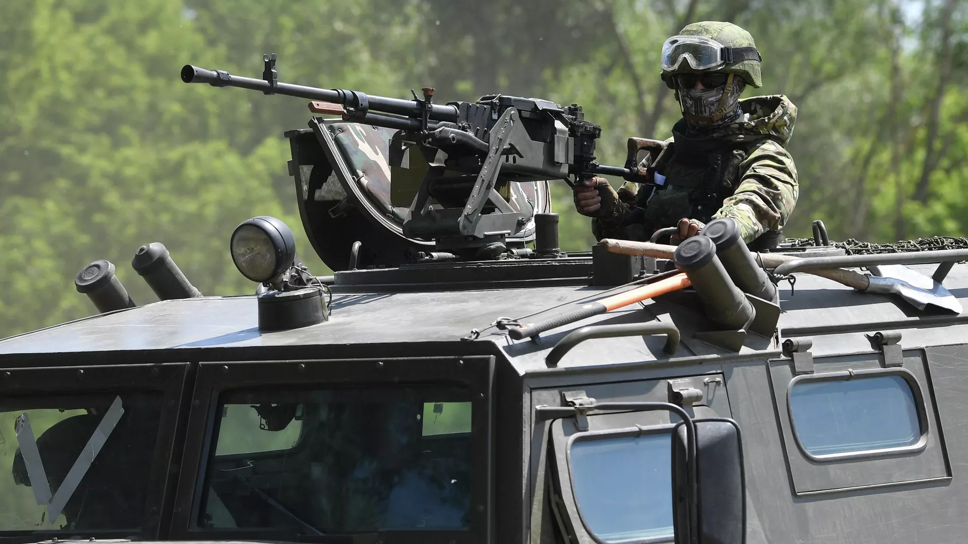 Un militar ruso en Ucrania