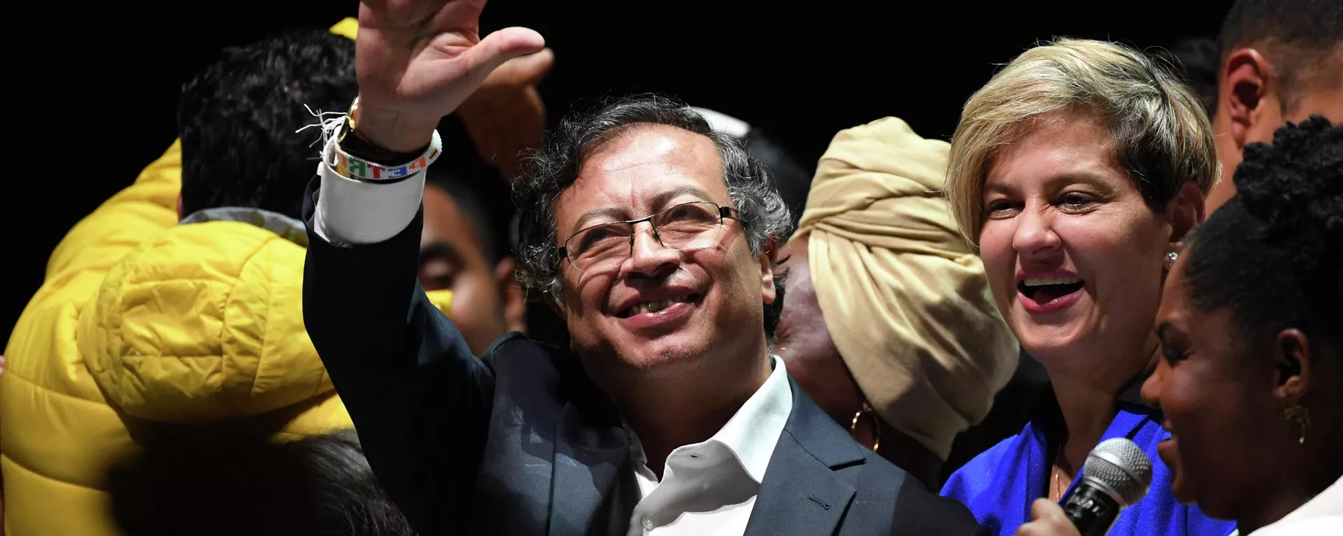 Gustavo Petro, Gustavo Petro en el Movistar Arena de Bogotá Gustavo Petro, Gustavo Petro en el Movistar Arena de Bogotá - Sputnik Mundo, 1920, 21.06.2022