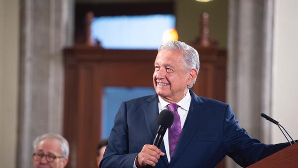 El presidente de México, Andrés Manuel López Obrador - Sputnik Mundo