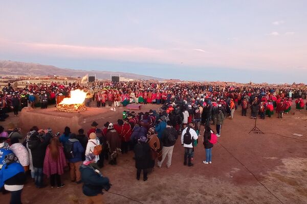 Año Nuevo Andino en el Tiwanaku - Sputnik Mundo