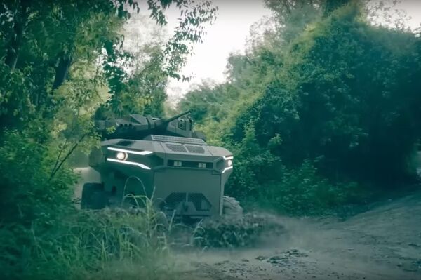 Vehículo blindad robotizado ROBUST - Sputnik Mundo