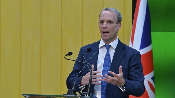 Dominic Raab, el vice primer ministro y secretario de Estado de Justicia del Reino Unido  - Sputnik Mundo