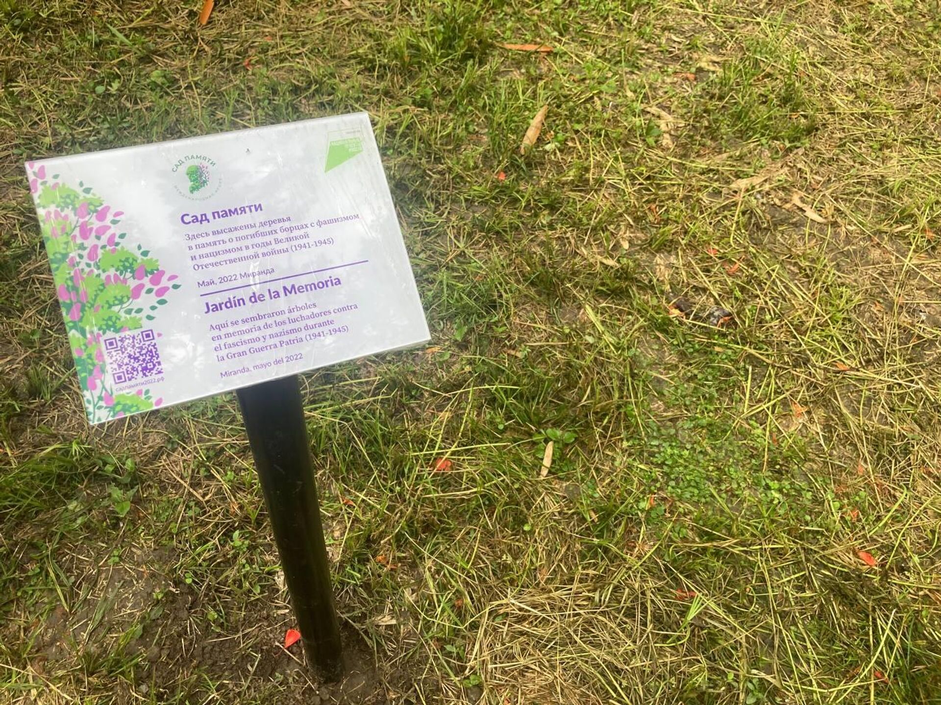 Inauguran en Venezuela el jardín en homenaje a los combatientes de la Gran Guerra Patria - Sputnik Mundo, 1920, 23.06.2022